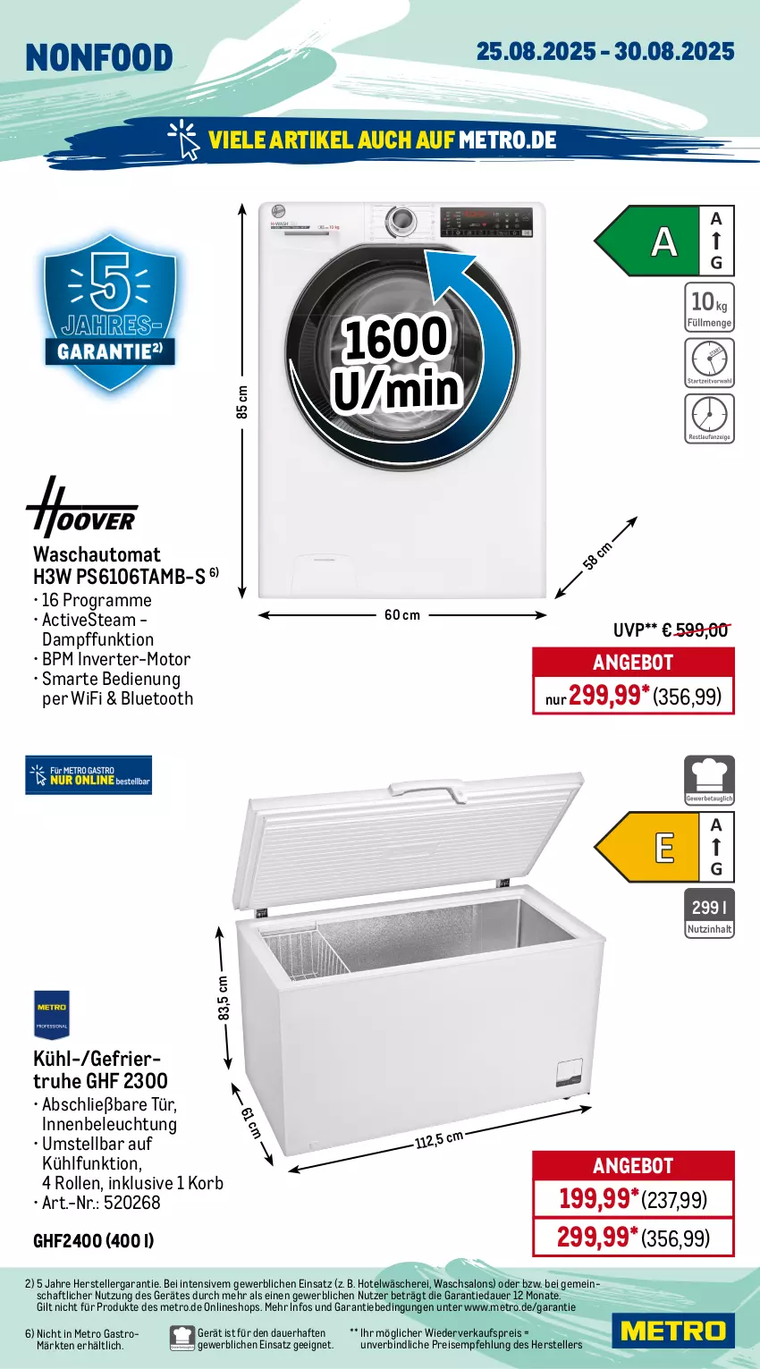 Aktueller Prospekt Metro - Wochen-Angebote Gastro - von 25.08 bis 30.08.2025 - strona 19 - produkty: angebot, auer, auto, backofen, ball, beleuchtung, edelstahl, eis, elle, geschirr, herdarten, korb, kraft, Metro, metro gastro, mikrowelle, Ofen, pfanne, reis, Schere, spülmaschinen, teller, Ti, tiefpreis