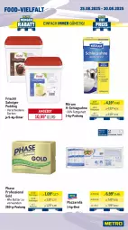 Gazetka promocyjna Metro - Wochen-Angebote Gastro - Gazetka - ważna od 30.08 do 30.08.2025 - strona 10 - produkty: angebot, balsam, balsamico, beutel, brot, butter, dressing, eimer, eis, frischli, gurke, gurken, joghur, joghurt, mac, milch, milram, möhren, mozzarella, obst, pudding, reis, rel, rwe, sac, sahne, salat, salatdressing, schlagsahne, Ti, tiefpreis, tisch