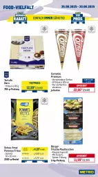 Gazetka promocyjna Metro - Wochen-Angebote Gastro - Gazetka - ważna od 30.08 do 30.08.2025 - strona 13 - produkty: angebot, beutel, burger, cornetto, eis, fleisch, gewürz, hamburger, maultaschen, nero, nuss, pommes, Pommes Frites, reis, rezept, rezepte, rind, rindfleisch, spinat, Tartufo, Tasche, taschen, Ti, tiefpreis