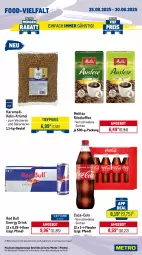 Gazetka promocyjna Metro - Wochen-Angebote Gastro - Gazetka - ważna od 30.08 do 30.08.2025 - strona 16 - produkty: angebot, auer, beutel, coca-cola, cola, coupon, Dr. Oetker, drink, eis, energy drink, flasche, getränk, getränke, gin, gurke, gurken, hühner, Hühnersuppe, kaffee, karamell, keks, Konserven, maggi, melitta, mousse, olive, oliven, olivenöl, Palette, red bull, reis, röstkaffee, salat, salate, spreewald-feldmann, suppe, Ti, tiefpreis
