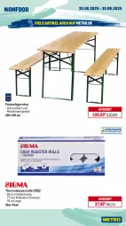 Gazetka promocyjna Metro - Wochen-Angebote Gastro - Gazetka - ważna od 30.08 do 30.08.2025 - strona 21 - produkty: angebot, Brei, garnitur, Holz, lack, messer, Metro, Ti, Zelt