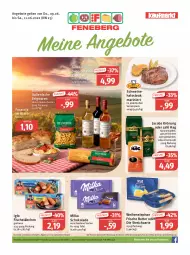 Gazetka promocyjna Feneberg - Prospekte - Gazetka - ważna od 11.06 do 11.06.2022 - strona 1 - produkty: ACC, angebot, angebote, bohne, bohnen, buitoni, butter, doppio passo, eis, elle, fisch, fischstäbchen, flasche, Focaccia, iglo, jacobs, jacobs krönung, kaffee, lebensmittel, milka, milka schokolade, passo, primitivo, reis, schoko, schokolade, schwein, schweine, steak, Streichzart, teigwaren, Ti, tisch, weihenstephan, wein, weine, ZTE