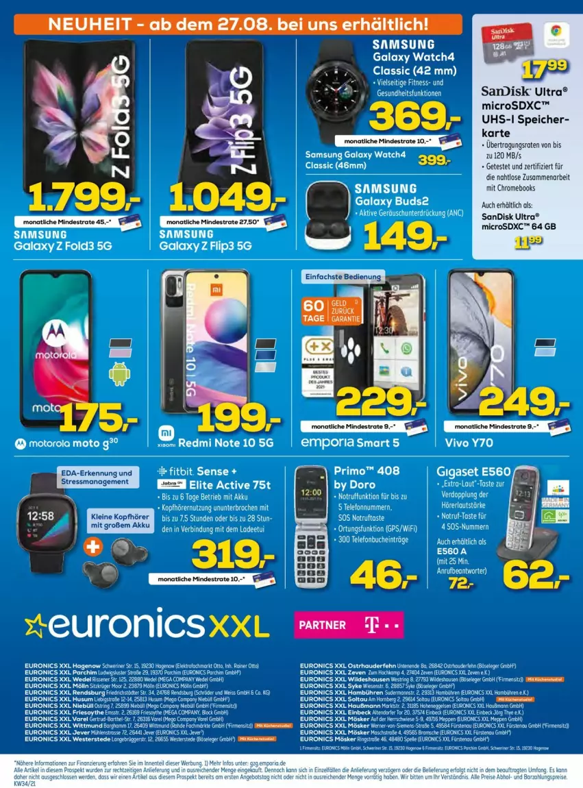 Aktueller Prospekt Euronics - Prospekte - von 25.08 bis 01.09.2021 - strona 16