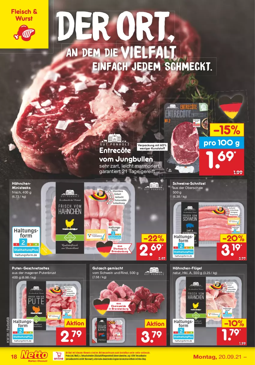 Aktueller Prospekt Netto Marken-Discount - Filial Angebote - von 20.09 bis 25.09.2021 - strona 18