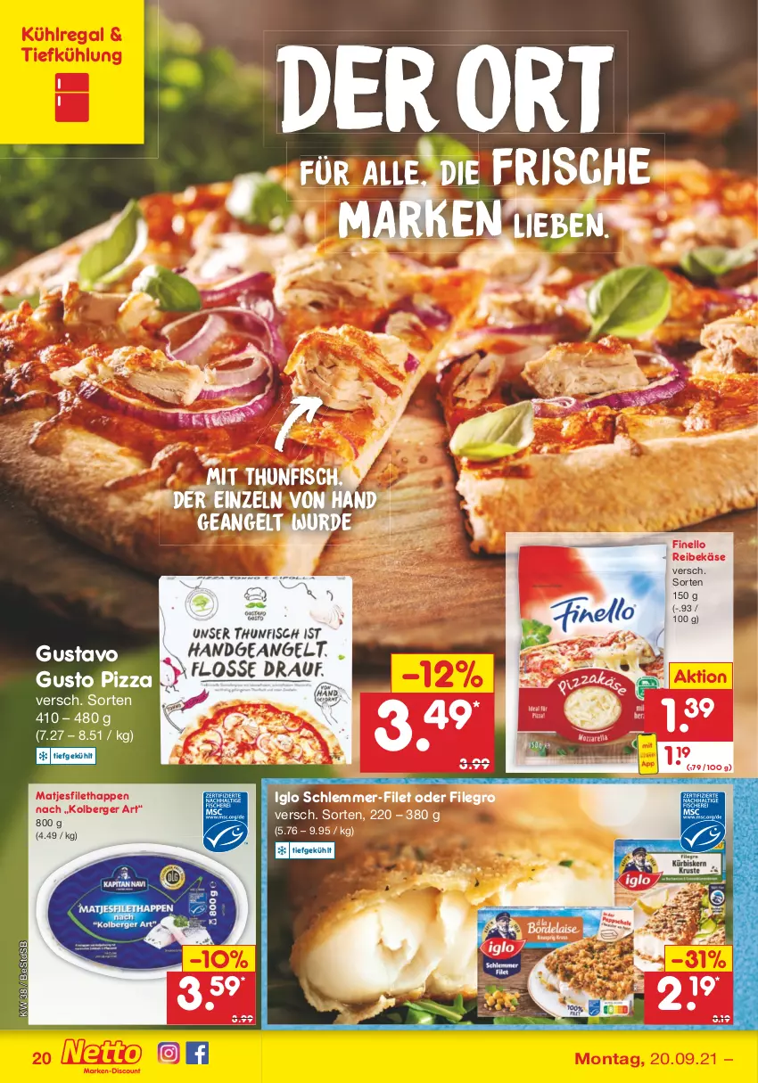 Aktueller Prospekt Netto Marken-Discount - Filial Angebote - von 20.09 bis 25.09.2021 - strona 20