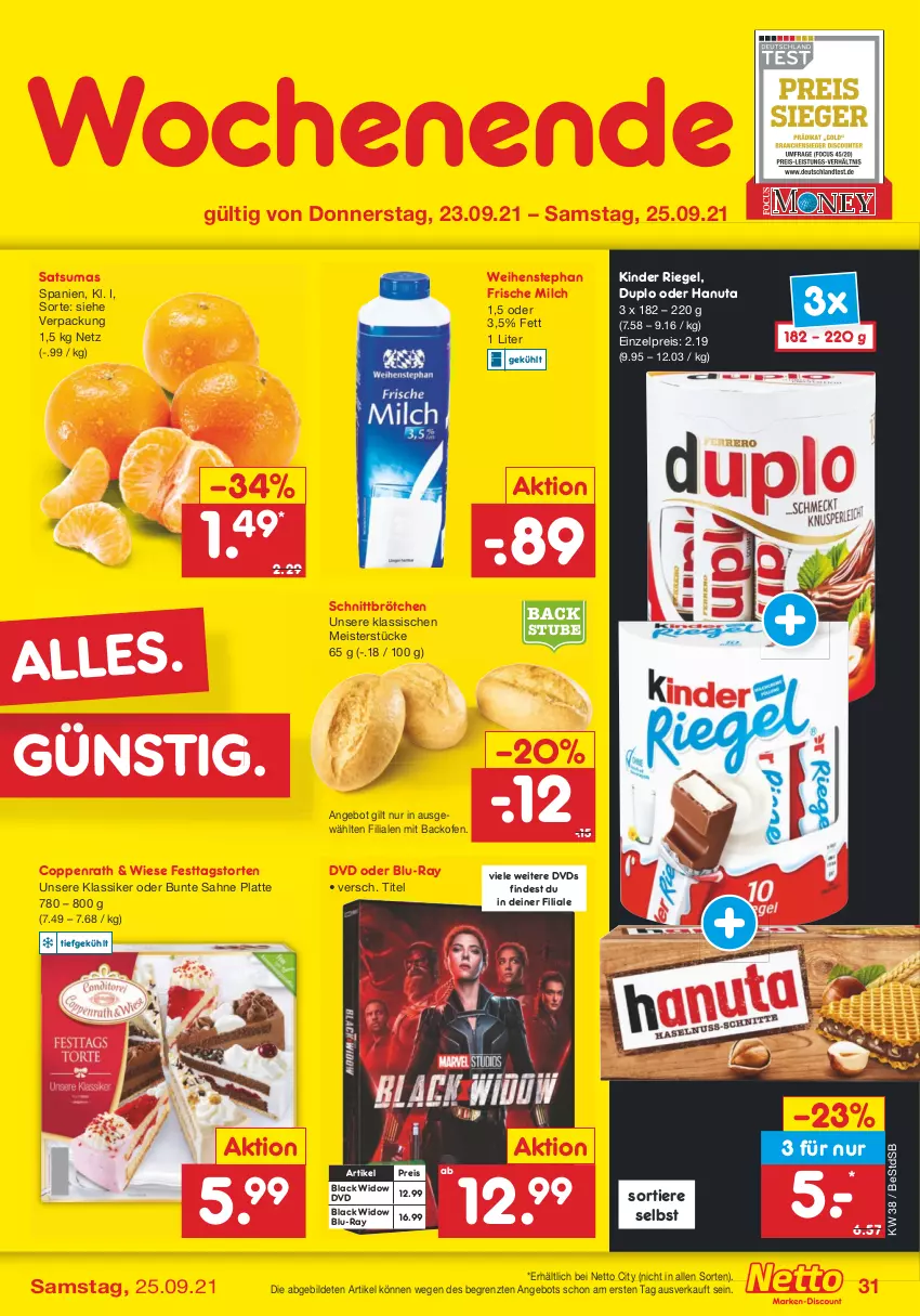 Aktueller Prospekt Netto Marken-Discount - Filial Angebote - von 20.09 bis 25.09.2021 - strona 31