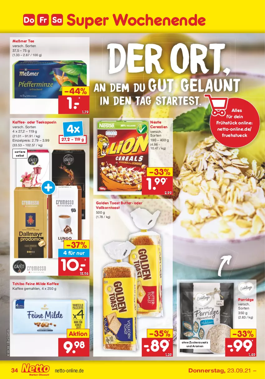 Aktueller Prospekt Netto Marken-Discount - Filial Angebote - von 20.09 bis 25.09.2021 - strona 34