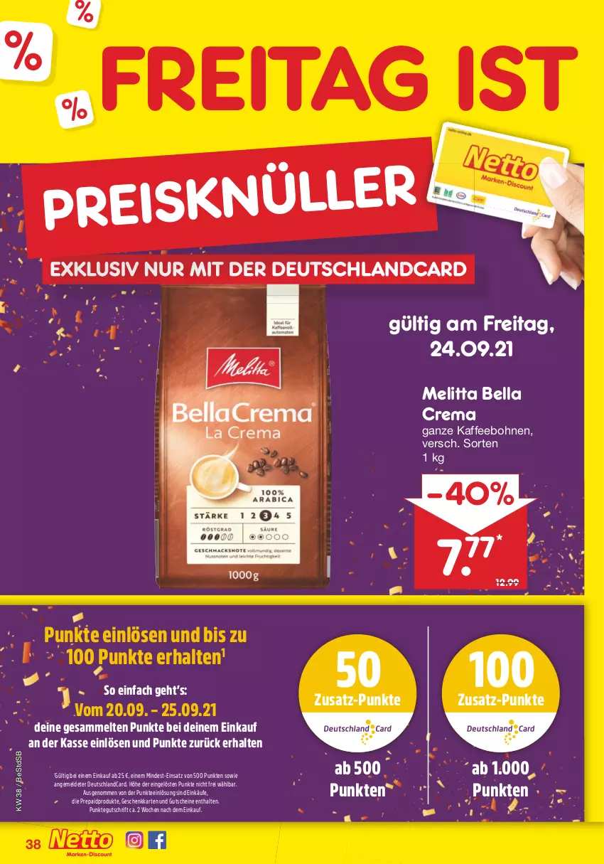 Aktueller Prospekt Netto Marken-Discount - Filial Angebote - von 20.09 bis 25.09.2021 - strona 38