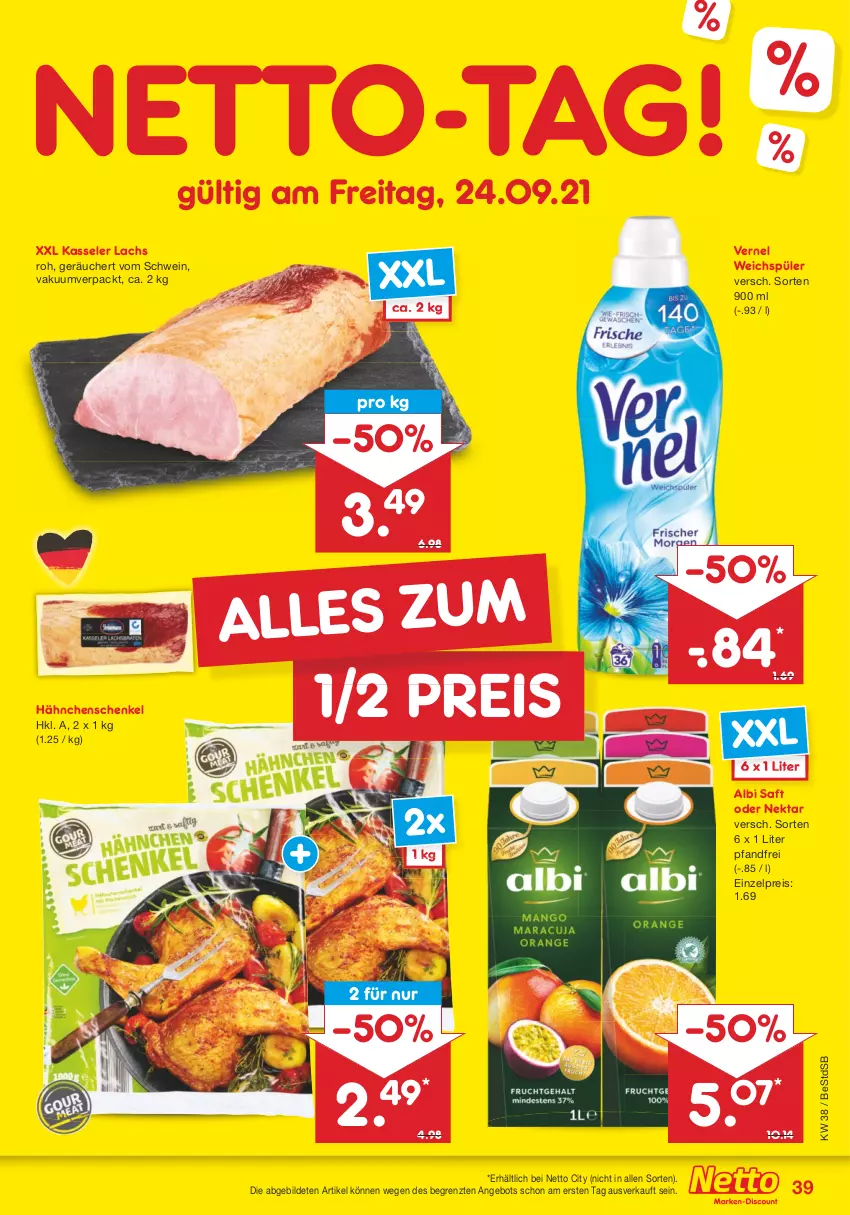 Aktueller Prospekt Netto Marken-Discount - Filial Angebote - von 20.09 bis 25.09.2021 - strona 39