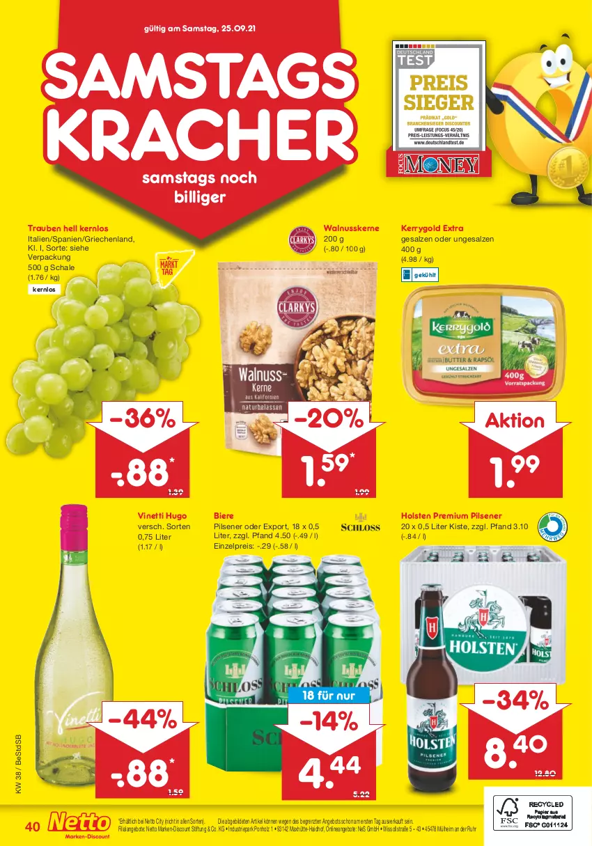 Aktueller Prospekt Netto Marken-Discount - Filial Angebote - von 20.09 bis 25.09.2021 - strona 40