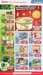 Gazetka promocyjna Famila - Prospekte - Gazetka - ważna od 19.02 do 19.02.2022 - strona 14 - produkty: agrarfrost, beutel, bio, coppenrath, cremissimo, dell, discount, eier, eis, elle, fertiggericht, fertiggerichte, filet, filets, followfish, iglo, lachs, langnese, langnese cremissimo, pizza, pommes, Pommes Frites, Rahmgemüse, reis, Ria, schwarmstedter, sim, Ti, tiefkühlkost