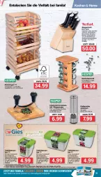 Gazetka promocyjna Famila - Prospekte - Gazetka - ważna od 19.02 do 19.02.2022 - strona 31 - produkty: bambus, brot, decke, edelstahl, eis, elle, gewürz, Gläser, Holz, kräuter, Kugel, latte, lebensmittel, messer, messerblock, pfeffer, Pfeffermühle, regal, reis, schneidebrett, spülmaschinen, teller, Ti, zucker