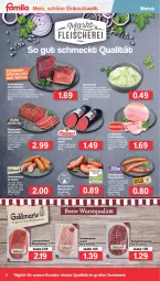 Gazetka promocyjna Famila - Prospekte - Gazetka - ważna od 19.02 do 19.02.2022 - strona 6 - produkty: ammerländer, aufschnitt, beef, burger, eis, fleisch, fleischwurst, HP, kernschinken, knoblauch, kochschinken, Kraut, krautsalat, lachs, lachsschinken, mac, marinade, meerrettich, merl, Mett, metten, Mettenden, mit oder ohne knoblauch, mit zwiebeln, paprika, Rauch, remoulade, Rettich, rezept, roastbeef, rohschinken, Rotwurst, saft, sahne, salat, salz, schinken, schwein, Spezi, Ti, wein, wurst, zwiebel, zwiebeln