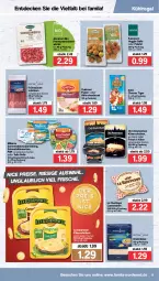 Gazetka promocyjna Famila - Prospekte - Gazetka - ważna od 19.02 do 19.02.2022 - strona 9 - produkty: ball, beutel, bio, camembert, decke, eis, Falafel, gutfried, hähnchenbrust, Käse, käsescheiben, kühlregal, Le Rustique, leerdammer, milka, milkana, Old Amsterdam, pute, regal, reis, Schal, Schale, schinken, Schmelzkäse, schmelzkäsezubereitung, Ti, veggie, würfel, zott
