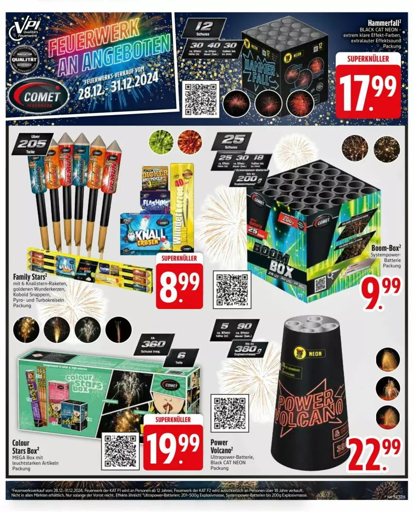 Aktueller Prospekt Edeka - Prospekte - von 23.12 bis 28.12.2024 - strona 30 - produkty: batterie, eis, kerze, lack, Raketen, reis, Tempo, Ti