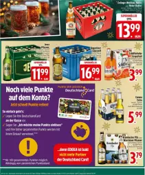 Gazetka promocyjna Edeka - Prospekte - Gazetka - ważna od 28.12 do 28.12.2024 - strona 24 - produkty: auer, Augustiner Edelstoff, bier, deka, deutschland card, deutschlandcard, eis, elle, erde, erdinger, flasche, grapefruit, jever, krombache, krombacher, krombacher pils, natur, pils, pilsener, radler, reis, steiner, Ti, warsteiner, ZTE