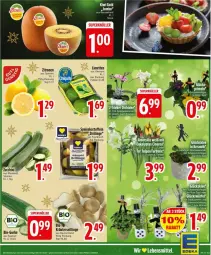 Gazetka promocyjna Edeka - Prospekte - Gazetka - ważna od 28.12 do 28.12.2024 - strona 5 - produkty: bio, cin, eis, gurke, kartoffel, kartoffeln, kräuter, Kräuterseitlinge, lebensmittel, limette, limetten, Mett, metten, speisekartoffeln, zitrone, zitronen, zucchini