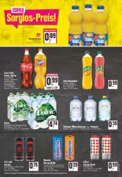 Gazetka promocyjna E Center - Angebote der Woche - Gazetka - ważna od 25.02 do 25.02.2023 - strona 21 - produkty: Afri Cola, Alwa, auer, coca-cola, cola, eis, elle, erde, fanta, flasche, gin, limo, limonade, limonaden, mineralwasser, natur, rel, sprite, Ti, volvic, vöslauer, wasser, zitrone