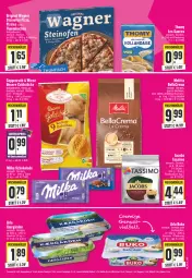 Gazetka promocyjna E Center - Angebote der Woche - Gazetka - ważna od 25.02 do 25.02.2023 - strona 3 - produkty: arla, arla buko, Becher, bellacrema, beutel, bohne, bohnen, Buko, coppenrath, flammkuchen, gin, Goldstücke, jacobs, kuchen, lamm, milka, milka schokolade, nuss, Ofen, original wagner, pizza, sauce, schoko, schokolade, sim, steinofen, steinofen pizza, tassimo, tee, Ti, wagner