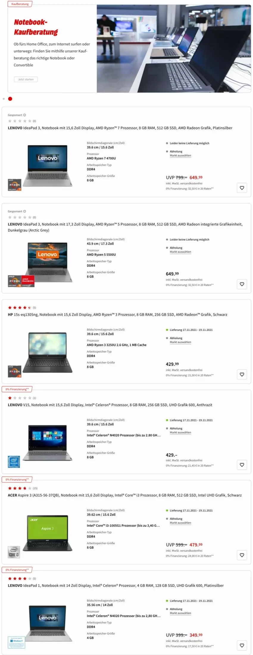 Aktueller Prospekt Media Markt - Prospekte - von 16.11 bis 30.11.2021 - strona 8