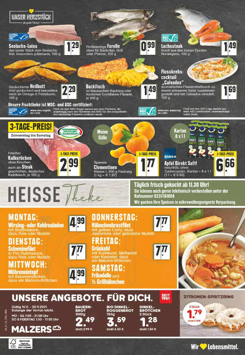 Aktueller Prospekt Edeka - Angebote der Woche - von 15.11 bis 20.11.2021 - strona 32