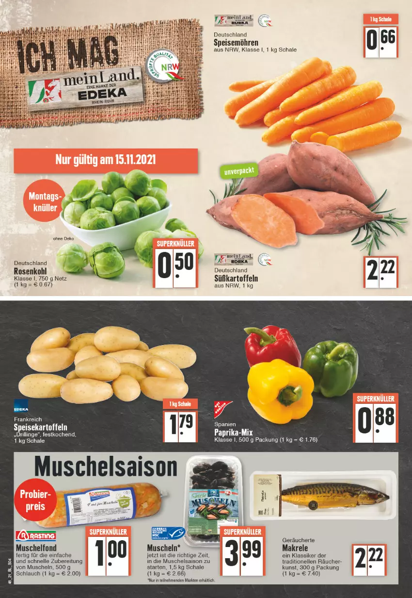 Aktueller Prospekt Edeka - Angebote der Woche - von 15.11 bis 20.11.2021 - strona 4