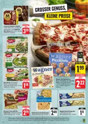 Gazetka promocyjna E Center - Angebote der Woche - Gazetka - ważna od 23.09 do 23.09.2023 - strona 13 - produkty: angebot, baguette, coupon, coupons, deka, eis, giovanni rana, iglo, Kraut, langnese, leine, magnum, meggle, nudel, nudeln, nuss, piccolinis, pizza, rabatt-coupon, rahm-spinat, Rana, reis, salami, settele, spinat, super-knüller, teigwaren, Ti, wagner, ZTE