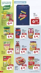 Gazetka promocyjna Famila - Prospekte - Gazetka - ważna od 21.09 do 21.09.2024 - strona 14 - produkty: apfel, apfelmus, barilla, Becher, beutel, böklunder, Brühe, eis, erde, fisch, flasche, knorr, knorr fix, knorr pasta, Kühne, lebensmittel, leine, paprika, pasta, pasta snack, reis, Ria, salat, sauce, saucen, saupiquet, snack, suppe, suppen, suppenliebe, thunfisch, Thunfischsalat, Ti, wiener, ZTE