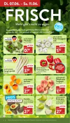 Gazetka promocyjna Aldi Nord - Aldi-Vorschau - Gazetka - ważna od 11.06 do 11.06.2022 - strona 2 - produkty: aldi, aprikose, aprikosen, avocado, avocados, Birnen, champignon, champignons, eis, LG, natur, obst, Obst und Gemüse, paprika, paprika rot, paraguayos, pfirsich, pfirsiche, plattpfirsiche, reis, salat, Schal, Schale, spargel, Ti, tisch, und gemüse, Yo, ZTE