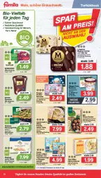 Gazetka promocyjna Famila - Prospekte - Gazetka - ważna od 20.08 do 20.08.2022 - strona 14 - produkty: apfel, Becher, beutel, bio, coppenrath, couscous, creme, dovgan, eis, eiscreme, filet, filets, fisch, frutti di mare, hühner, iglo, lachs, langnese, mac, magnum, natur, natura, nerf, pfanne, pfannen, reis, ring, rotkohl, sahne, schoko, spinat, Ti, tiefkühlkost, Tintenfischringe, torte, ZTE