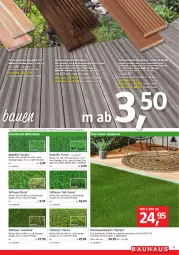 Gazetka promocyjna Bauhaus - Prospekte - Gazetka - ważna od 01.04 do 01.04.2023 - strona 11 - produkty: auer, Bau, bett, Brei, elle, ente, Garten, Holz, kunstrasen, rasen, ring, rum, rwe, sim, Spezi, teppich, Ti