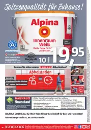 Gazetka promocyjna Bauhaus - Prospekte - Gazetka - ważna od 01.04 do 01.04.2023 - strona 48 - produkty: abholpreise, alpina, angebot, angebote, Bank, Bau, Berger, bohne, bohnen, dekoration, dell, eis, elle, lamm, leuchtmittel, LG, Mode, Persona, reis, rum, spitzenqualität, Ti, tisch, usb