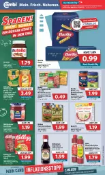 Gazetka promocyjna Combi - Prospekte - Gazetka - ważna od 27.08 do 27.08.2022 - strona 14 - produkty: angebot, angebote, barilla, beutel, bihophar, Blüte, blütenhonig, cerealien, cerealien oder müsli, creme, eis, flasche, gewürz, gewürzketchup, Hela, honig, Kellogg‘s, ketchup, kikkoman, knorr, knorr fix, konfitüre, Kühne, langnese, mac, mühlhäuser, müsli, nuss, nuss-nugat-creme, nutella, pasta, Pasta Sauce, pesto, reis, sauce, saucen, soja, suppe, suppen, suppenliebe, Ti, ZTE