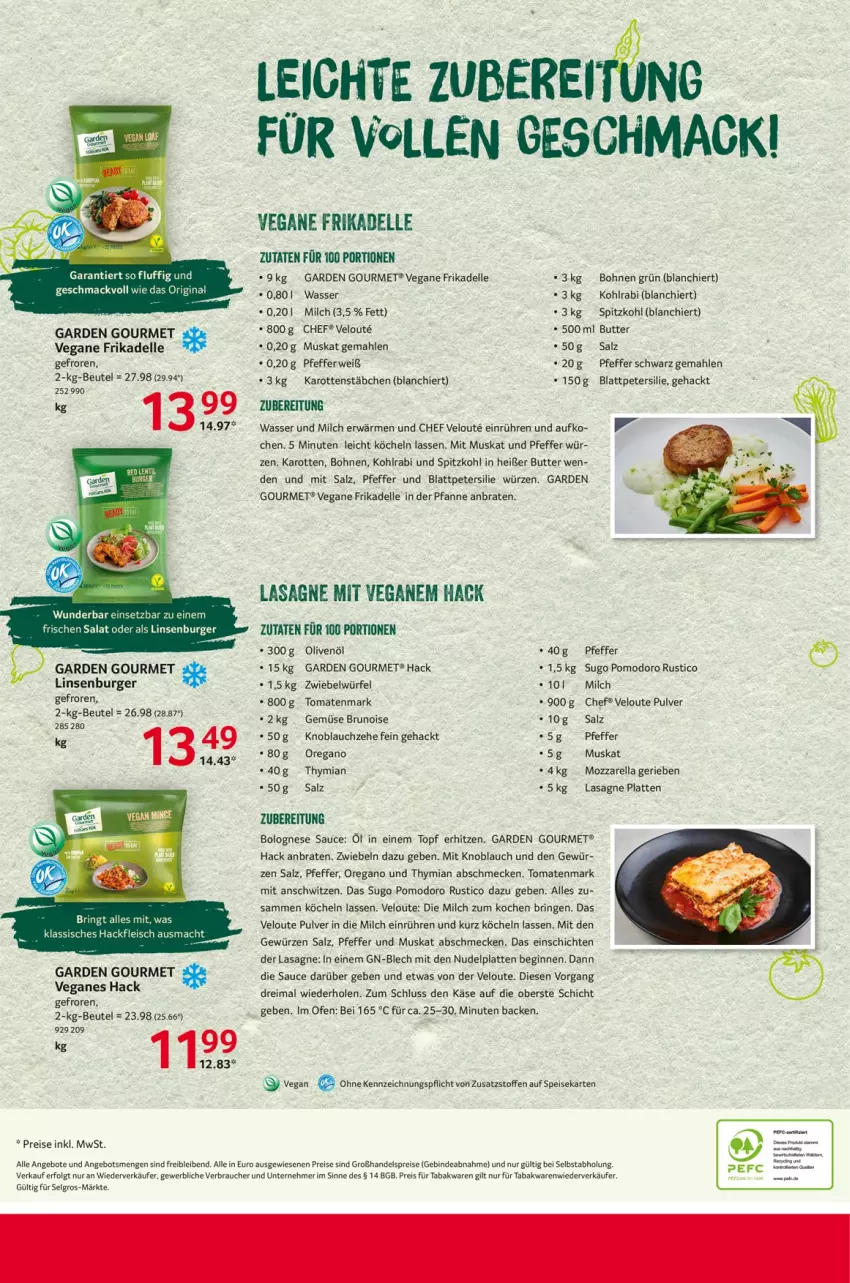 Aktueller Prospekt Selgros - Gastronomie - von 09.01 bis 22.01.2025 - strona 40 - produkty: angebot, angebote, bohne, bohnen, bolognese, braten, burger, butter, Clin, dell, eis, elle, fleisch, garden gourmet, gewürz, gin, hackfleisch, karotten, Käse, knoblauch, kohlrabi, lasagne, latte, LG, linsen, mac, milch, mit knoblauch, mozzarella, nudel, Ofen, olive, oliven, olivenöl, petersilie, pfanne, pfeffer, Rauch, reis, rel, ring, rwe, salat, salz, sauce, spitzkohl, Sugo, Ti, tomate, tomaten, tomatenmark, topf, wasser, würfel, zwiebel, zwiebeln