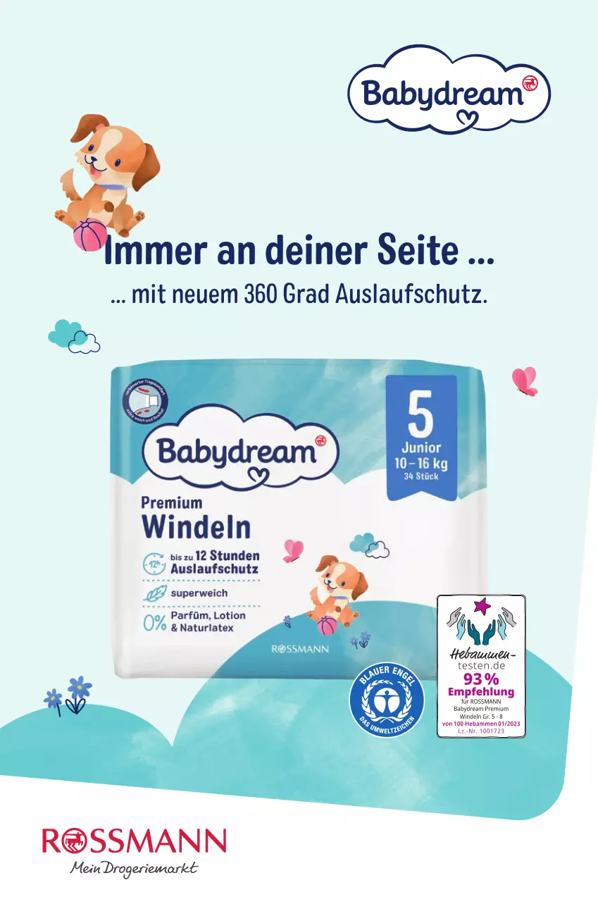 Aktueller Prospekt Rossmann - Prospekte - von 24.11.2025 bis 13.03.2026 - strona 2 - produkty: babydream, Lotion, natur, Ti, windeln