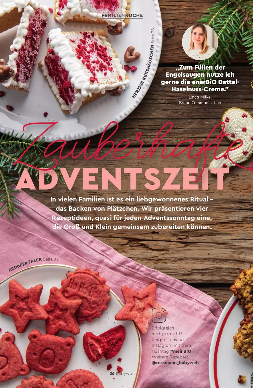 Aktueller Prospekt Rossmann - Prospekte - von 24.11.2025 bis 13.03.2026 - strona 26 - produkty: bio, creme, haselnuss, küche, Lätzche, LG, mac, nuss, rezept, rezepte, Ti, Tiere
