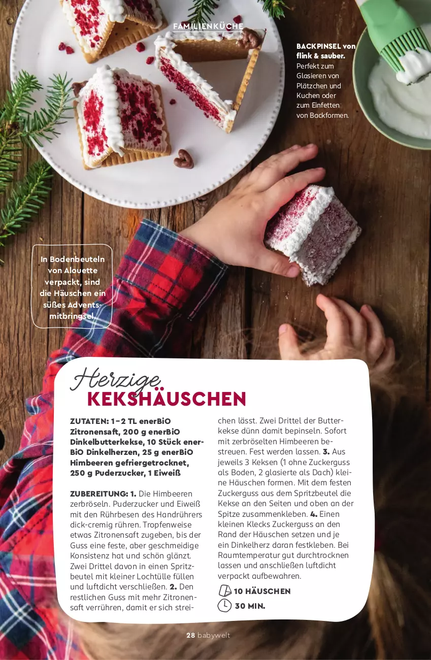 Aktueller Prospekt Rossmann - Prospekte - von 24.11.2025 bis 13.03.2026 - strona 28 - produkty: alouette, Backform, beere, beeren, beutel, bio, butter, butterkeks, eis, erde, himbeer, himbeere, himbeeren, keks, kekse, küche, kuchen, Lätzche, leine, Pinsel, ring, saft, zitrone, zitronen, zitronensaft, zucker