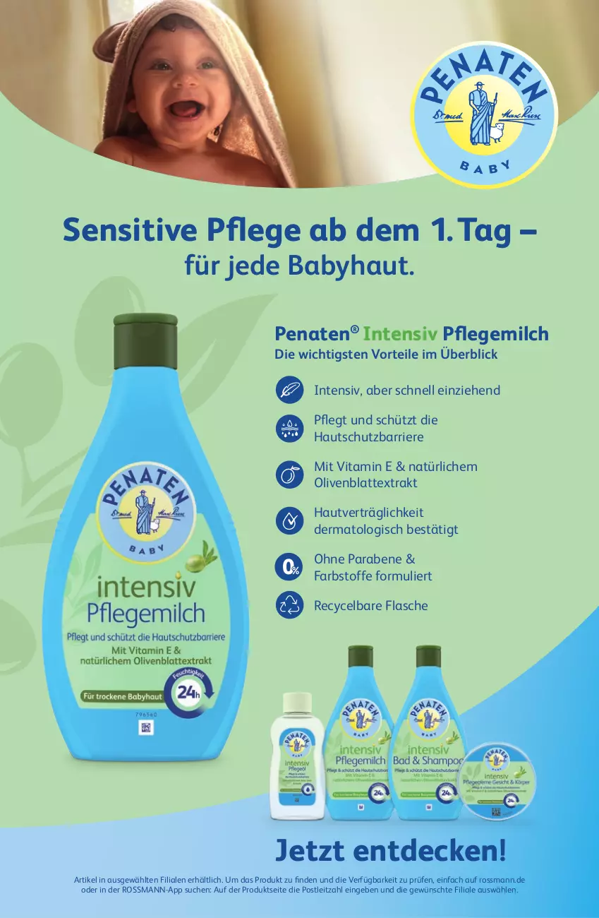 Aktueller Prospekt Rossmann - Prospekte - von 24.11.2025 bis 13.03.2026 - strona 34 - produkty: decke, flasche, latte, leitz, milch, olive, oliven, penaten, Ti, vita