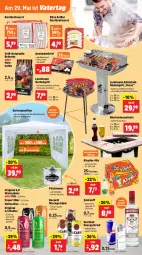 Gazetka promocyjna Thomas Philipps - Gazetka - ważna od 31.05 do 31.05.2025 - strona 7 - produkty: bacardi, bier, bratwurst, briketts, drink, edelstahl, eis, elle, energy drink, ente, flasche, Garten, getränk, gin, grill, grill-holzkohle, grillrost, Holz, holzkohle, Käse, kraft, natur, ndk, pavillon, pils, radler, red bull, Ria, rostbratwurst, Säulengrill, smirnoff, Ti, tisch, vodka, Wanne, wasser, würfel, wurst