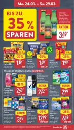 Gazetka promocyjna Aldi Nord - Von Montag - Gazetka - ważna od 29.03 do 29.03.2025 - strona 9 - produkty: Antitranspirant, auto, beutel, brezel, Brezeln, Cap, deo, deospray, Discreet, duschdas, duschgel, eis, elle, erdnüsse, Finish, flasche, frucht, fruchtsaft, gin, Glade, haribo, ingwer, klarspüler, lorenz, Maschinenpfleger, Pretzel, reiniger, reis, rexona, saft, spülmaschinen, teller, Ti, ZTE