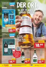 Gazetka promocyjna Netto Marken-Discount - Filial-Angebote - Gazetka - ważna od 28.05 do 28.05.2022 - strona 14 - produkty: dry gin, eier, eis, erde, gin, Gläser, himbeer, kräuter, likör, london dry, london dry gin, ndk, pircher, reis, scotch, scotch whisky, single malt, spirituosen, Tanqueray, Ti, whisky, wilthener