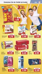 Gazetka promocyjna Famila - Prospekte - Gazetka - ważna od 08.06 do 08.06.2024 - strona 17 - produkty: amicelli, beutel, coca-cola, cola, decke, deo, deospray, duschdas, duschgel, eis, felix, flasche, Kinder, kinder bueno, kinder country, lorenz, Nescafé, nescafé gold, nivea, portionsbeutel, reis, schoko, Ti, ZTE