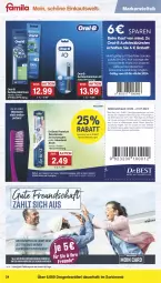 Gazetka promocyjna Famila - Prospekte - Gazetka - ważna od 08.06 do 08.06.2024 - strona 24 - produkty: auer, aufsteckbürsten, bürste, bürsten, coupon, coupons, eis, erde, gin, oral-b, reis, sofortrabatt, Ti, Tiere, zahnbürste, zahnbürsten, ZTE