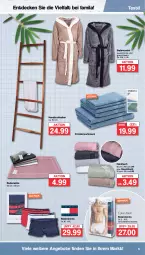 Gazetka promocyjna Famila - Prospekte - Gazetka - ważna od 21.01 do 21.01.2023 - strona 5 - produkty: angebot, angebote, Bad, Bademantel, badematte, creme, decke, duschtuch, handtuch, Handtuchhalter, Mantel, shorts, Ti, tuc