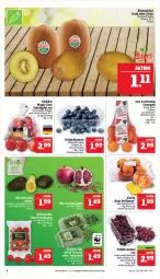 Gazetka promocyjna Marktkauf - Prospekt - Gazetka - ważna od 02.12 do 02.12.2023 - strona 6 - produkty: beere, beeren, bio, deka, edeka bio, eis, feldsalat, heidelbeere, heidelbeeren, Kaki, reis, salat, tafeläpfel, Ti, ZTE
