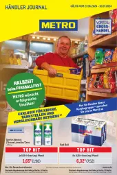 Gazetka promocyjna Metro - Händler Journal - Gazetka - ważna od 10.07 do 10.07.2024 - strona 1 - produkty: elle, getränk, getränke, LG, limette, Metro, Mett, Palette, red bull, sprite, Ti, zitrone