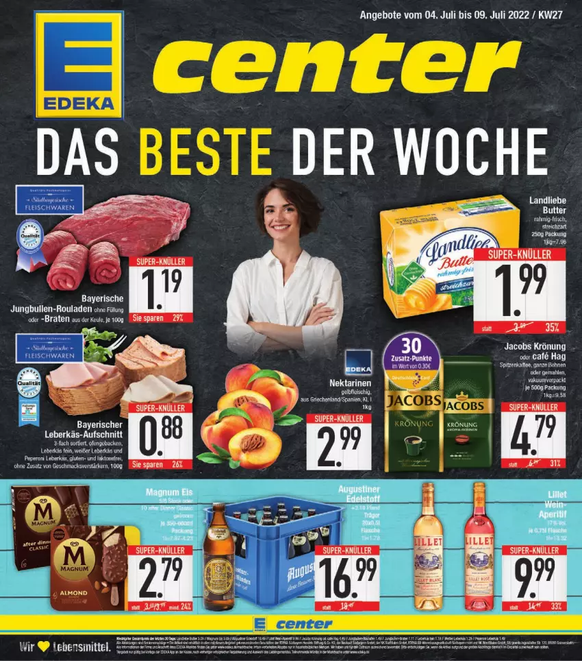 Aktueller Prospekt E Center - Angebote der Woche - von 04.07 bis 09.07.2022 - strona 1 - produkty: eis, lebensmittel, Ti