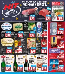 Gazetka promocyjna Hit - Wochenprospekt - Gazetka - ważna od 20.12 do 20.12.2025 - strona 1 - produkty: alkohol, aufstrich, auto, avocado, bärenmarke, beutel, brot, brotaufstrich, brut, butter, champagne, coupon, cremissimo, d'oro, dallmayr, dallmayr prodomo, eis, espresso, filet, flasche, frische milch, fürst von metternich, gewürz, gin, grünländer, hochland, irische butter, jahrgangssekt, kartoffel, Käse, kerrygold, Kette, Knödel, kochbeutel, lachs, langnese, langnese cremissimo, mac, maggi, maggi fix, Mett, metternich, milch, milka, milka schokolade, mumm, natur, nuss, oder espresso, pasta, pfanni, pfeffer, philadelphia, prodomo, püree, reis, Ria, rind, rinder, rinderfilet, salat, sandwich, Schmelzkäse, schoko, schokolade, Schwartau, schwein, schweine, schweinefilet, sekt, sim, steak, steaks, Ti, tisch, wein, weine, Wild, wildlachs, ZTE, zucker