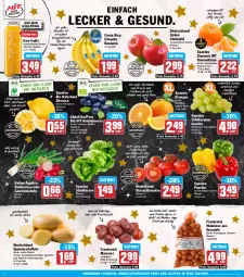 Gazetka promocyjna Hit - Wochenprospekt - Gazetka - ważna od 20.12 do 20.12.2025 - strona 2 - produkty: aus dem kühlregal, banane, bananen, beere, beeren, berliner, bio, bio hit, chiquita, clementinen, eis, flasche, fleisch, frucht, fruchtfleisch, glasflasche, heidelbeere, heidelbeeren, ilag, kartoffel, kartoffeln, kühlregal, Lauchzwiebel, lauchzwiebeln, mac, Malibu, natur, naturland, navelina, nuss, orange, orangen, paprika, radieschen, Rauch, regal, reis, saft, salat, salatherzen, Schal, Schale, speisekartoffeln, strauchtomaten, tafeltrauben, Ti, tisch, tomate, tomaten, trauben, true fruits, walnuss, zitrone, zitronen, ZTE, zucker, zwiebel, zwiebeln