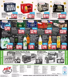 Gazetka promocyjna Hit - Wochenprospekt - Gazetka - ważna od 20.12 do 20.12.2025 - strona 23 - produkty: adelholzener, Alwa, amecke, angebot, angebote, auer, Bad, Berger, bier, bio, bitburger, braun, brause, Bundaberg, burger, coca-cola, cola, eimer, eis, elle, Engel, erfrischungsgetränk, erfrischungsgetränke, fassbrause, fisch, flasche, flensburger, franziskaner, frucht, fruchtsaft, gerolsteine, gerolsteiner, getränk, getränke, glasflasche, Hohes C, Holz, jever, krombache, krombacher, Lübecker, mineralwasser, monster, natur, pils, pilsener, Pilsener Urquell, radeberger, Rauch, reis, rel, rheinfels quelle, saft, säfte, schweppes, Sprudel, Staropramen, steiner, tee, Ti, tyskie, uhr, valensina, volvic, warsteiner, wasser, weissbier, ZTE